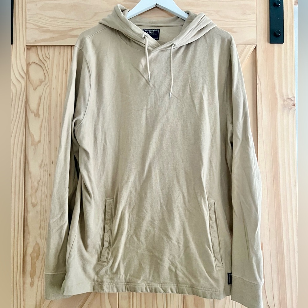 Men’s Abercrombie Light Tan T-Shirt/Hoodie - XL